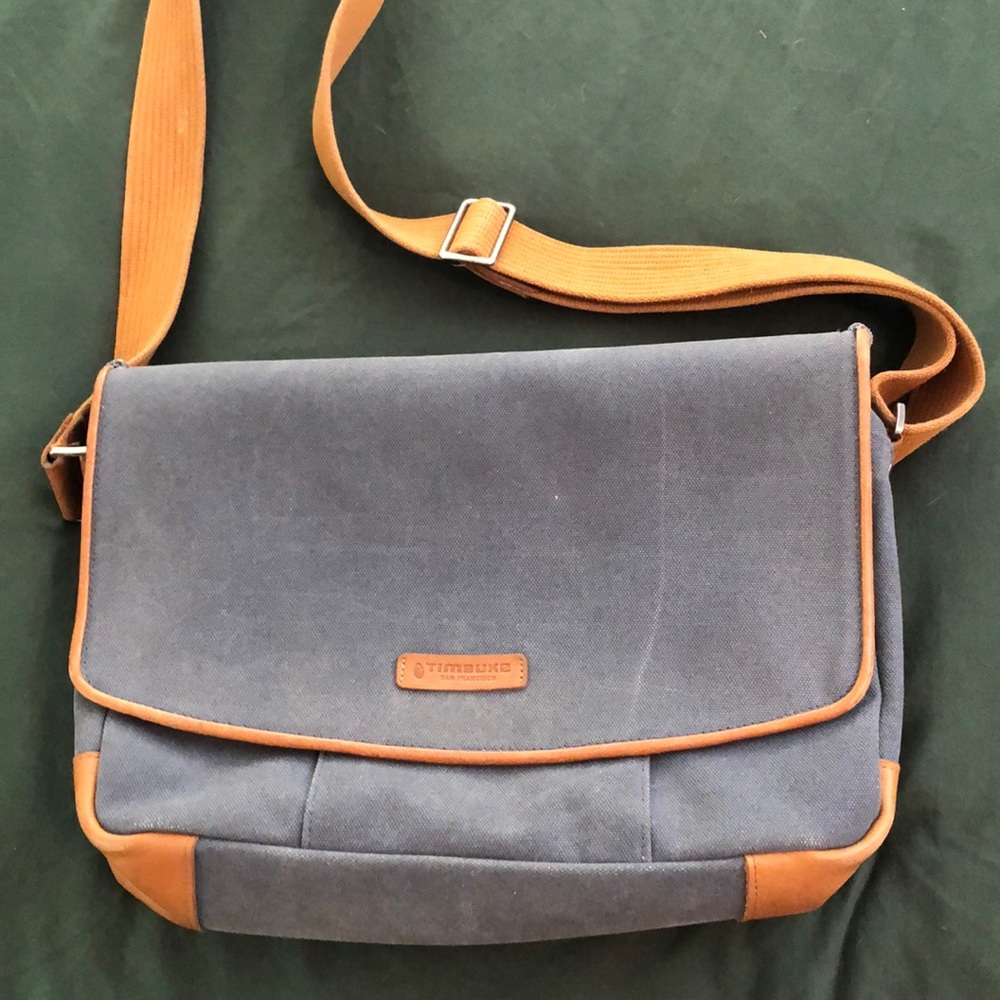 Timbuk2 Bag denim and leather